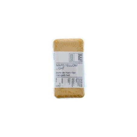 R&F Mars Yellow Light Encaustic Paint – 40 ml