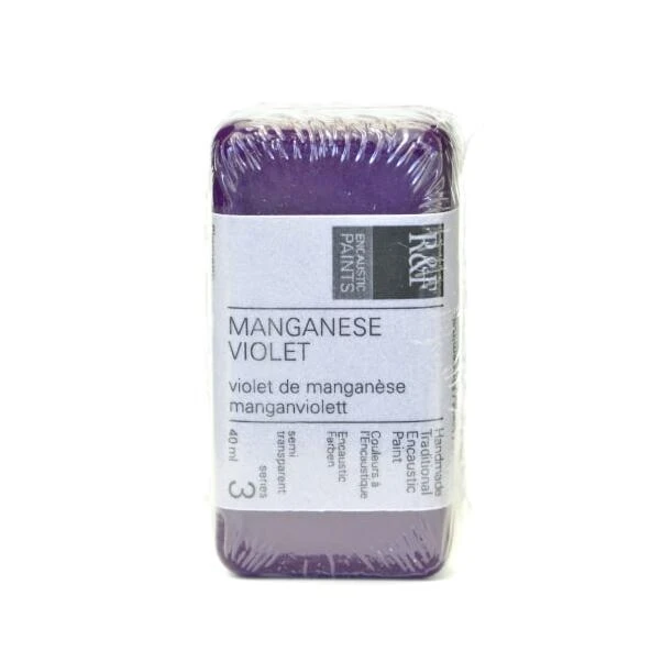 R&F Encaustic Manganese Violet Pigment – 40 ml