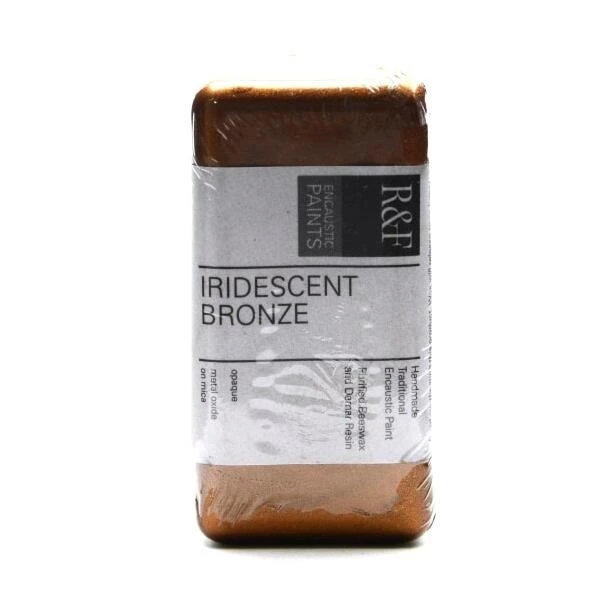 R&F Irid Bronze Encaustic Paint – 40 ml Artist’s Wax Medium