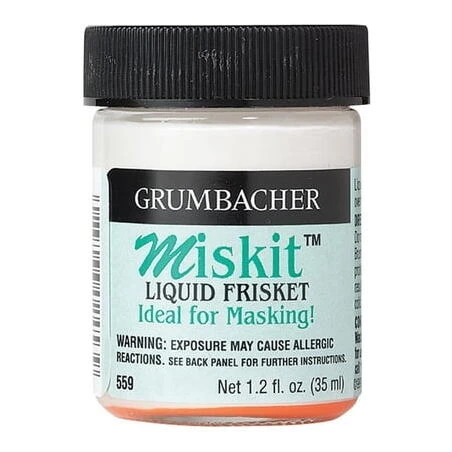 Grum Miskit 1.2 oz Liquid Frisket – Precise Masking for Artists
