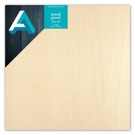 Cradled 3/4\" Wood Panel – 16x16