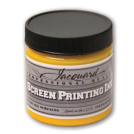 Process Yellow Screen Printing Ink – 4 oz High‑Visibility Fast‑Dry Formula