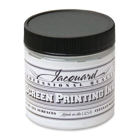 White Screen Printing Ink – 4 oz Premium Bottle