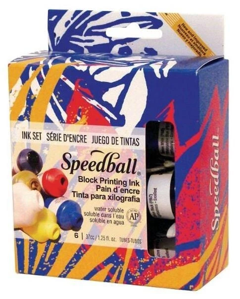 6‑Piece Block Print Ink Starter Set