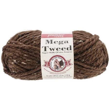 Brown Tweed Yarn – Premium Hand‑spun Wool for Knitting & Crochet
