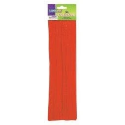 Red Chenille Stems – 100 Regular‑Size Pack
