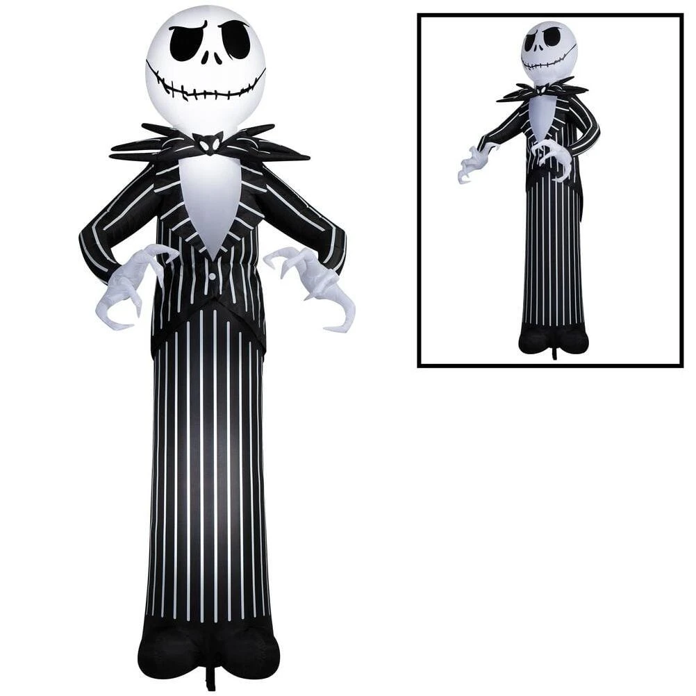 10‑Foot Inflatable Skeleton – Jack‑Style Halloween Decor