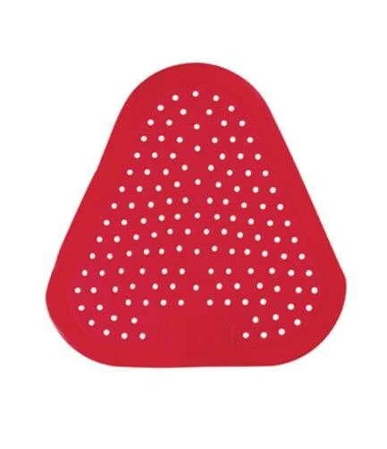Red Plastic Urinal Screen – Durable Hygiene Barrier