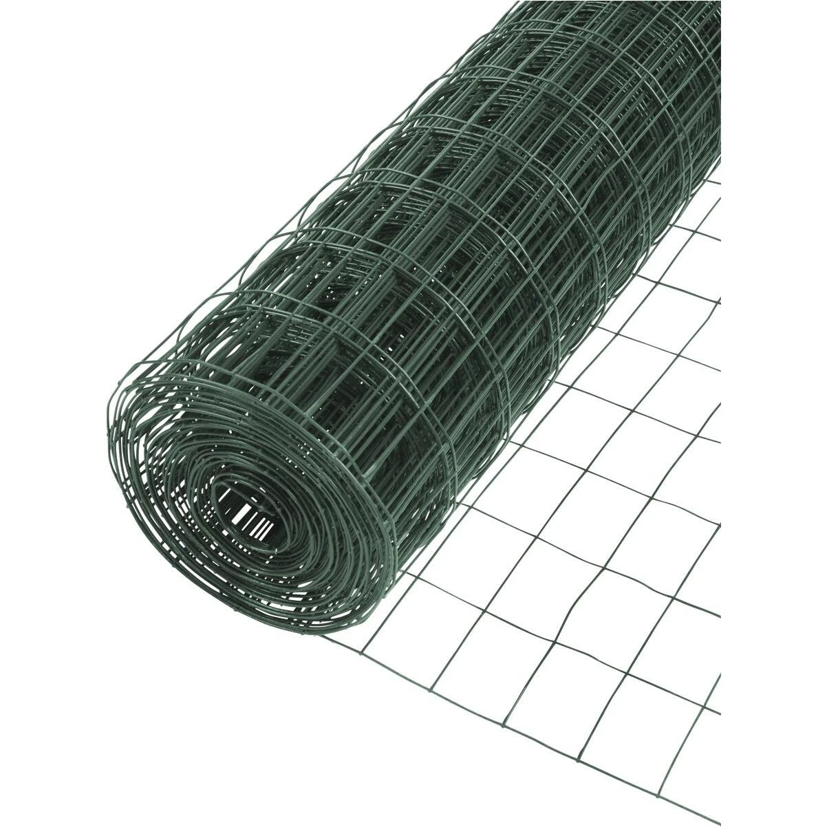 Agway 4 Ft. x 50 Ft. 14-Gauge Vinyl Green 3 In. x 2 In. Mesh Welded Wire