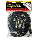 Keeper 18 in. Black Heavy Duty Bungee Cord with Dichromate Hooks