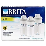 Brita 2ct Replacement Water Filters for Brita Tap Faucet Mounts - Chrome