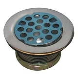 Lasco 1-5/8 In. Snap-In Tub Drain Strainer with Chrome Plated