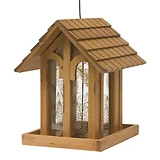 Wild Bird Cedar Mountain Chapel Feeder 3.5 Lb Capacity 1 Port