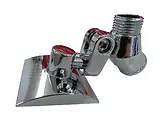 SHOWER WALL BRACKET & ELBOW CHROME
