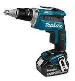 MAKITA 1/4" DRYWALL SCREWDRIVER 18V ​​4000RPM LI-ION BATTERY WITH 1 6AH BATTERY + CHARGER