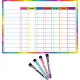 DRY-ERASE MAGNETIC TASK CHART