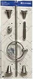 SAYCO B/NICKEL BATH SET 4PC