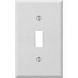 amerelle sonoma-1-gang-stamped-steel-outlet-wall-plate-brushed