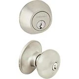 Schlage Satin Nickel Flair Privacy Door Lever