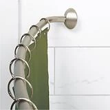 Zenith Zenna Home Clear Plastic Shower Curtain Ring (12 Count