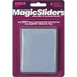 Magic Sliders Magic Fit - 1-7/16 In. - 1-5/8 In. Square Felt Furniture Leg  Cup (4-Pack)