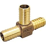 Anderson Metals 3/4 In. 90 Deg. Brass Elbow, CTS Polyethylene Pipe Connector  (1/4 Bend)