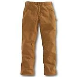 Carhartt Men's Firm Duck Double-Front Work Dungaree 44x30 Carhartt Brown at   Men's Clothing store: Apparel