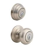 Schlage Satin Nickel Deadbolt and Door Knob Combo