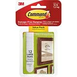 Command Outdoor Large Clear Window Hook, 1 Hook, 2 Strips