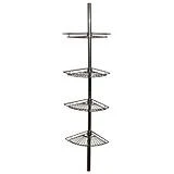 iDesign Rondo 2-Shelf Silver Shower Caddy