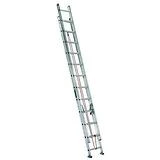 Louisville L-2324-20 Extension Ladder, Aluminum, Type III, 20 Ft., 200 Lb.