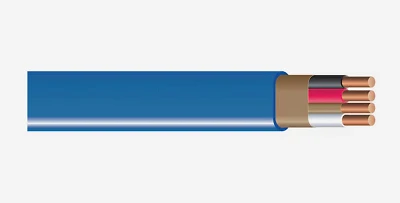 Non-Metallic Romex Sheathed Electrical Cable With Ground, 14/3, 100 Ft.