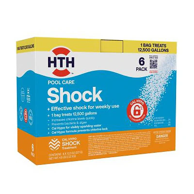 Pool Shock Treatment, 13.3 oz., 6-Pk.