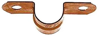 PIPE STRAPS 3/8"5PK COPPR