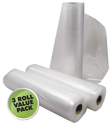Weston 30-0202-W Vacuum Sealer Bags, 11 x 18-In., 3-Pk.