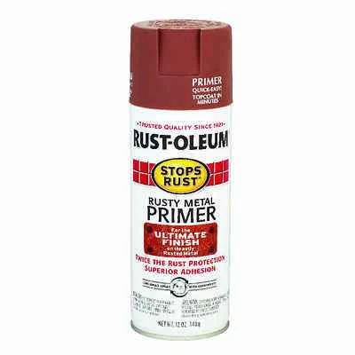 Rust-Oleum Stops Rust 7769830 Rusty Metal Primer Spray, Flat, 12 Oz.