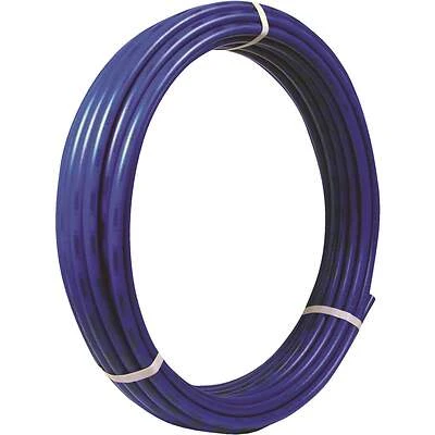 Pex Coil, Cold Water, Blue, 1/2 In. Rigid Copper Tube x 100 Ft.