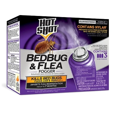 Hot Shot HG-95911 Bed Bug and Flea Fogger, 2000 cu-ft Coverage Area, White