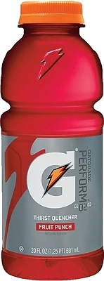 Gatorade 32866 Thirst Quencher Sports Drink, Fruit Punch, 20 Oz Bottle
