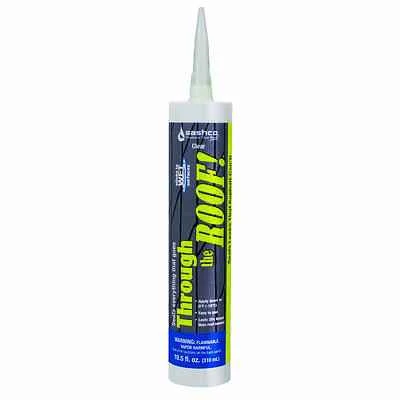 Elastomeric Roof Sealant, Clear, 10.5-oz. Cartridge