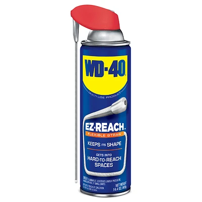 WD-40 49019 Multi-Use Lubricant Spray, EZ Reach, 14.4 oz.