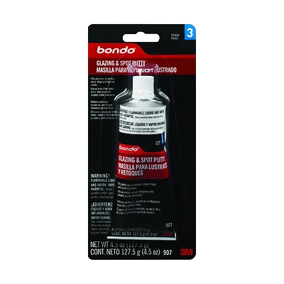 Bondo 907 Glazing and Spot Putty, 4.5 oz.