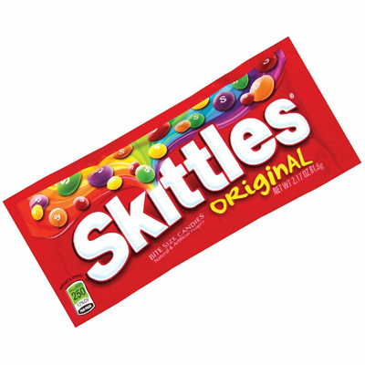 Skittles SKIT36 Original Bite Size Candy, Assorted Fruits, 2.17 Oz