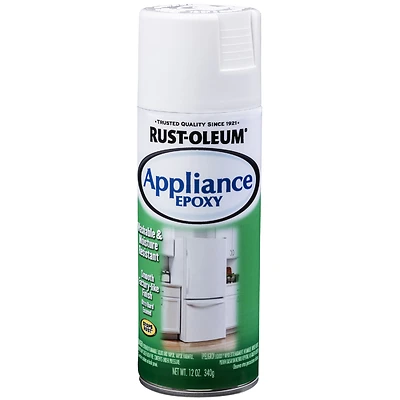 Rust-Oleum 7881830 Appliance Epoxy Spray Enamel, Gloss White, 12 Oz.