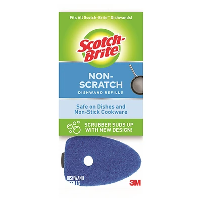 Scotch-Brite 483-7-RSC Dishwand Refill, Non-Scratch, 2-Pk.
