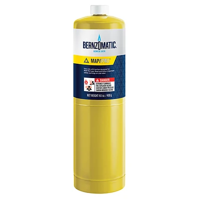 BernzOmatic MAP-Pro 332477 Hand Torch Cylinder, 14.1 Oz.