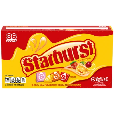 Starburst Original Fruits Chewy Candy 2.07 oz.