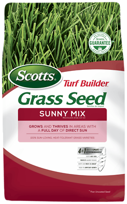 Turf Builder Sunny Mix Grass Seed 3 Lb - Full Sun, Heat Tolerant