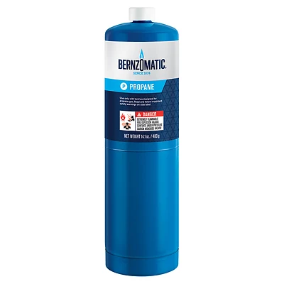 BernzOmatic 304182 Propane Hand Torch Cylinder, 14.1 oz.