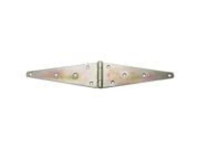 Strap Hinge, Heavy Duty, Zinc, 12 In.
